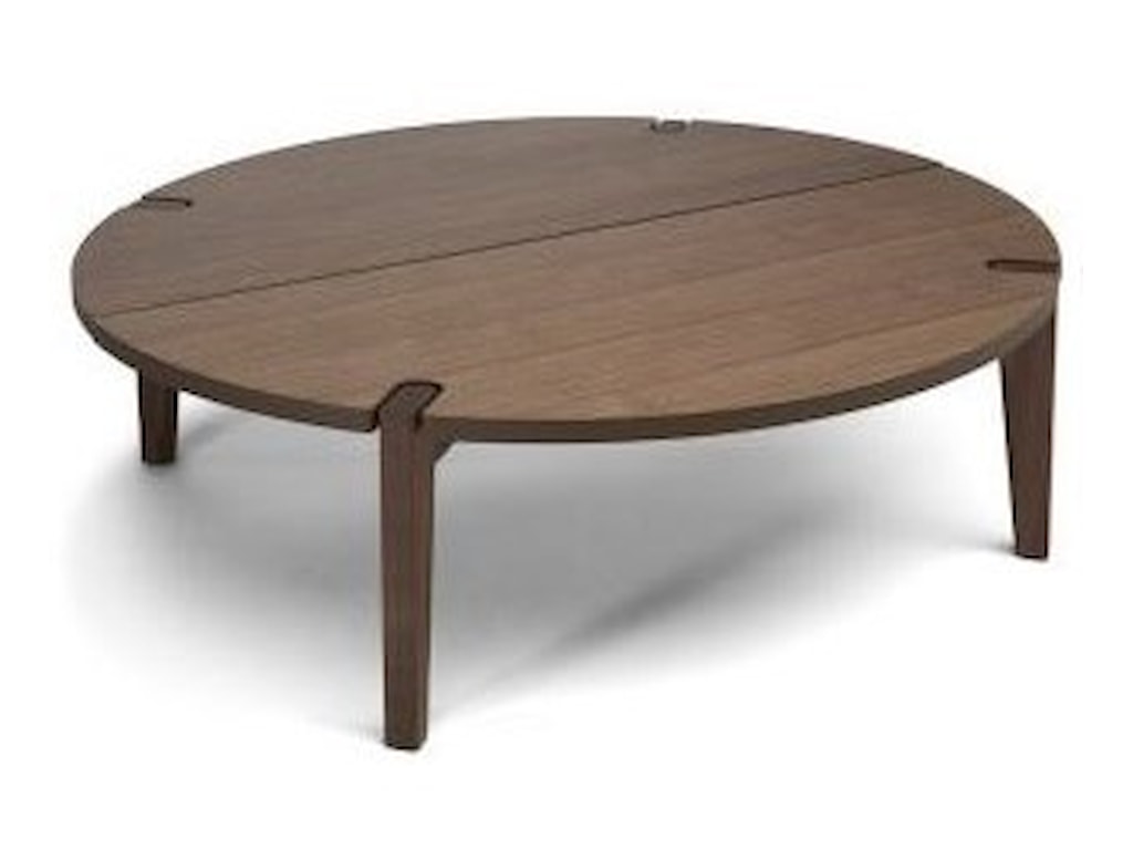 Natuzzi Editions Merlot T145ll4 Round Table With Central Cut Natuzzi Editions Merlotround Table