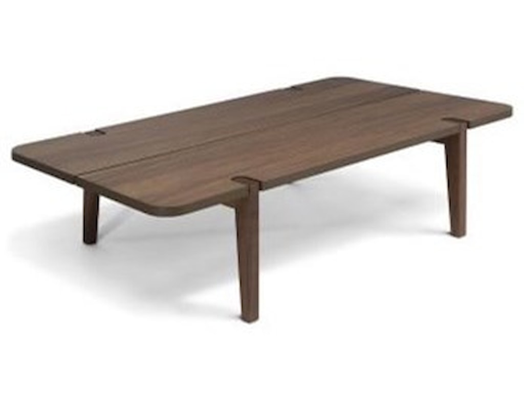 Natuzzi Editions Merlot T145ll3 Rectangular Table With Central Cut Natuzzi Editions Merlotrectangular Table