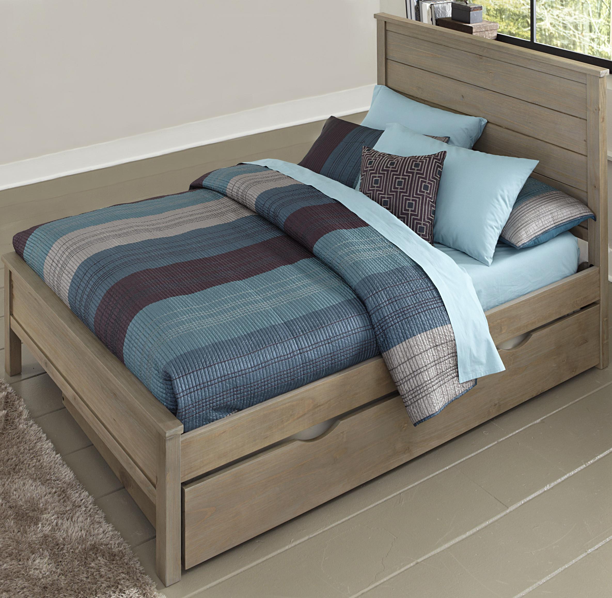 kids full platform bed