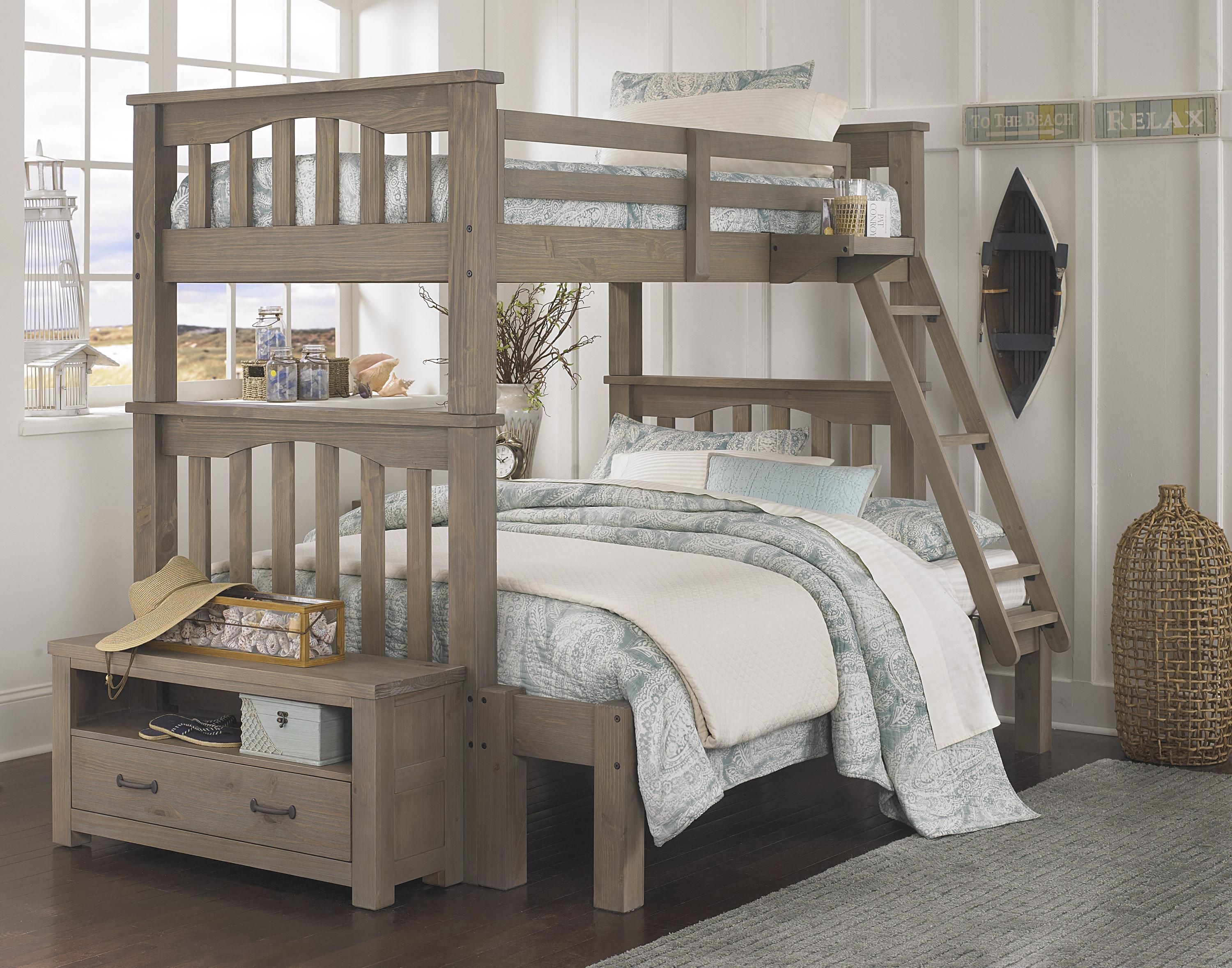 harper twin low loft bed