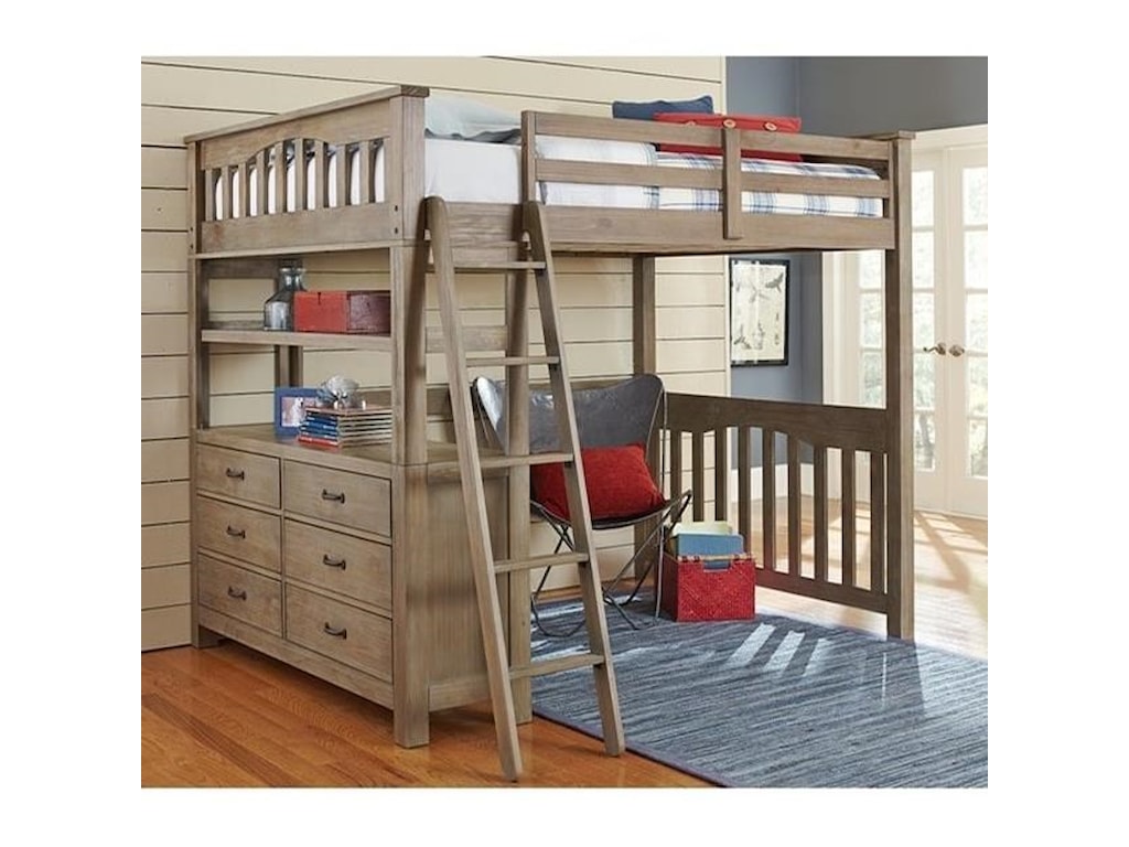 NE Kids HighlandsTwin Loft Bed