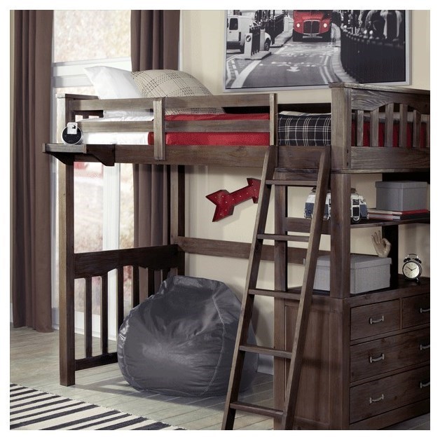 ne highlands full loft bed