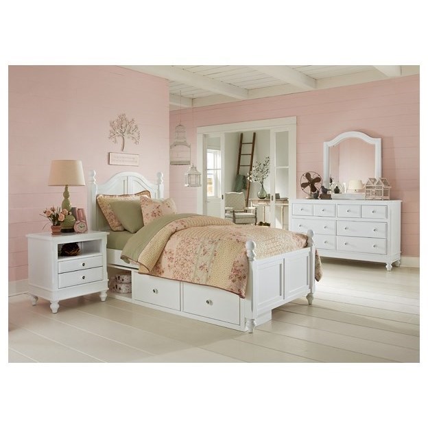 twin bed for kids with storage