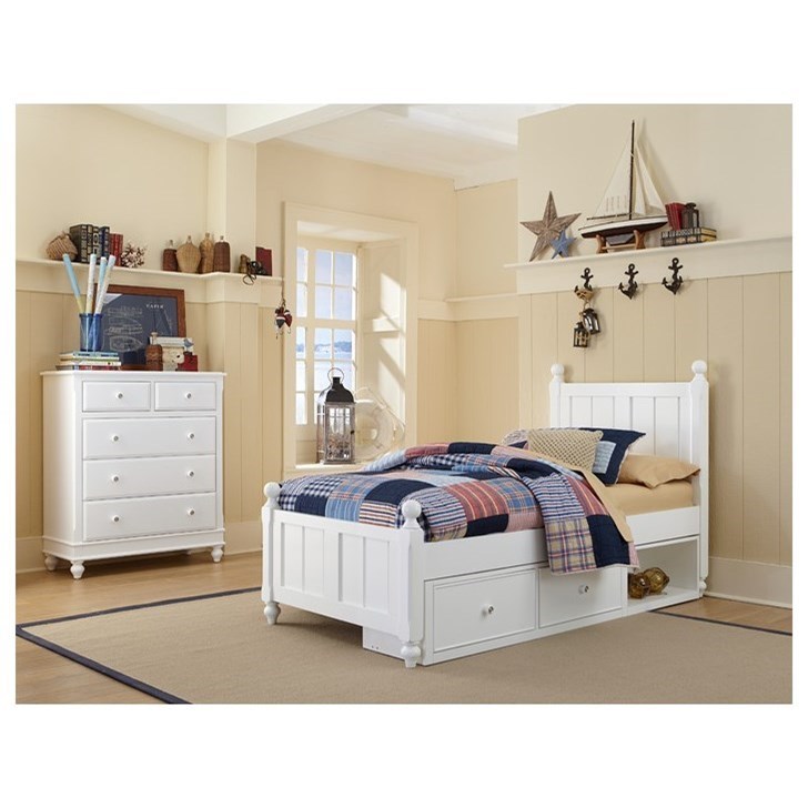 kids twin bed with drawers