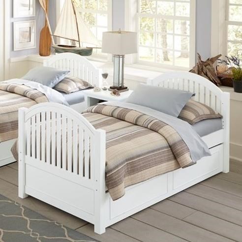 Ne Kids Lake House Twin Bed With Arched Headboard And Footboard