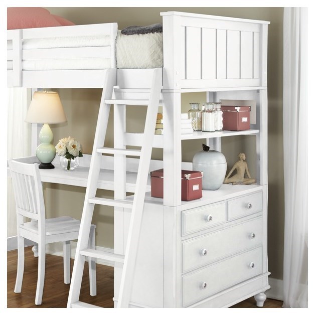 double loft bed with desk