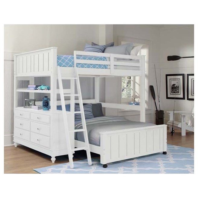 ne kids lake house full loft bed