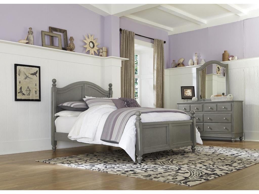 Ne Kids Lake House Full Bed With Arched Headboard Wayside Furniture Panel Beds