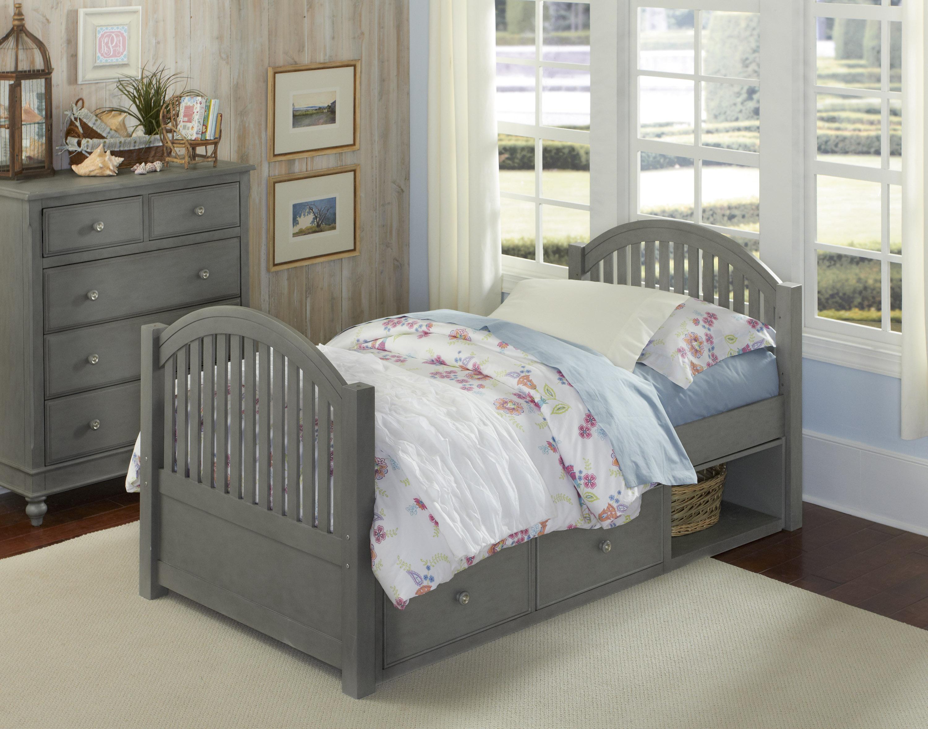 Ne Kids Lake House Twin Bed With Arched Headboard And Footboard