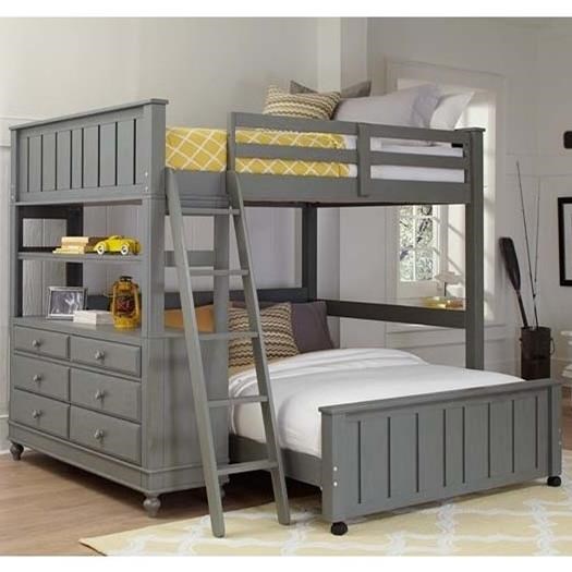 kids full loft bed