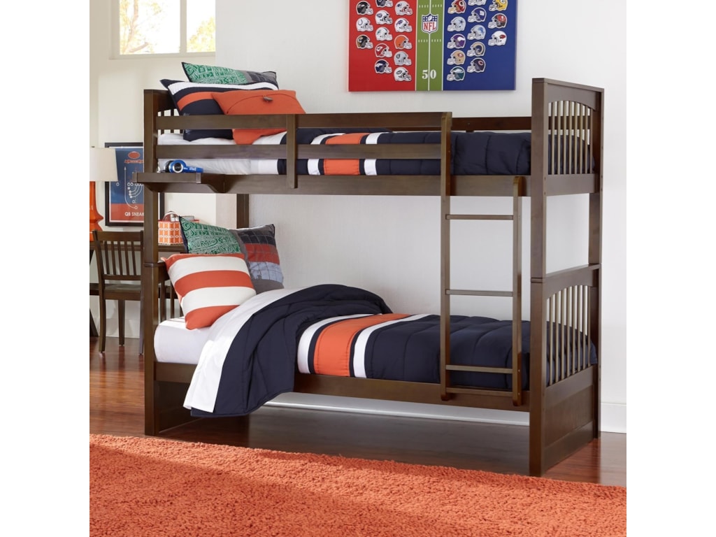 Ne Kids Pulse 32040n Mission Style Twin Over Bunk Bed Dunk Ne Kids Pulsetwin Over Twin Bunk Bed