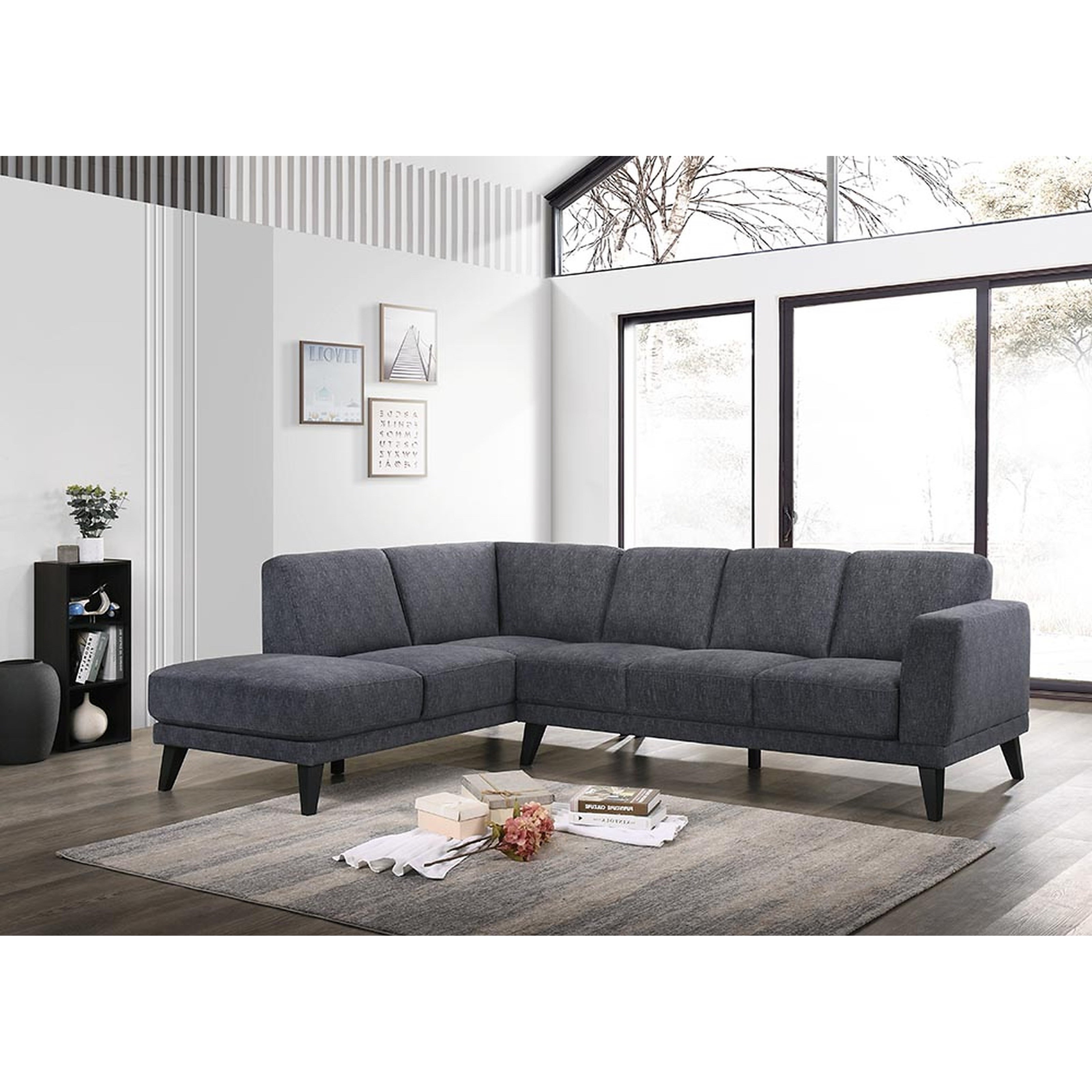 New Classic Altamura 5 Seat Sectional Sofa With Laf Chaise Lounge A1 Furniture Mattress Sectional Sofas