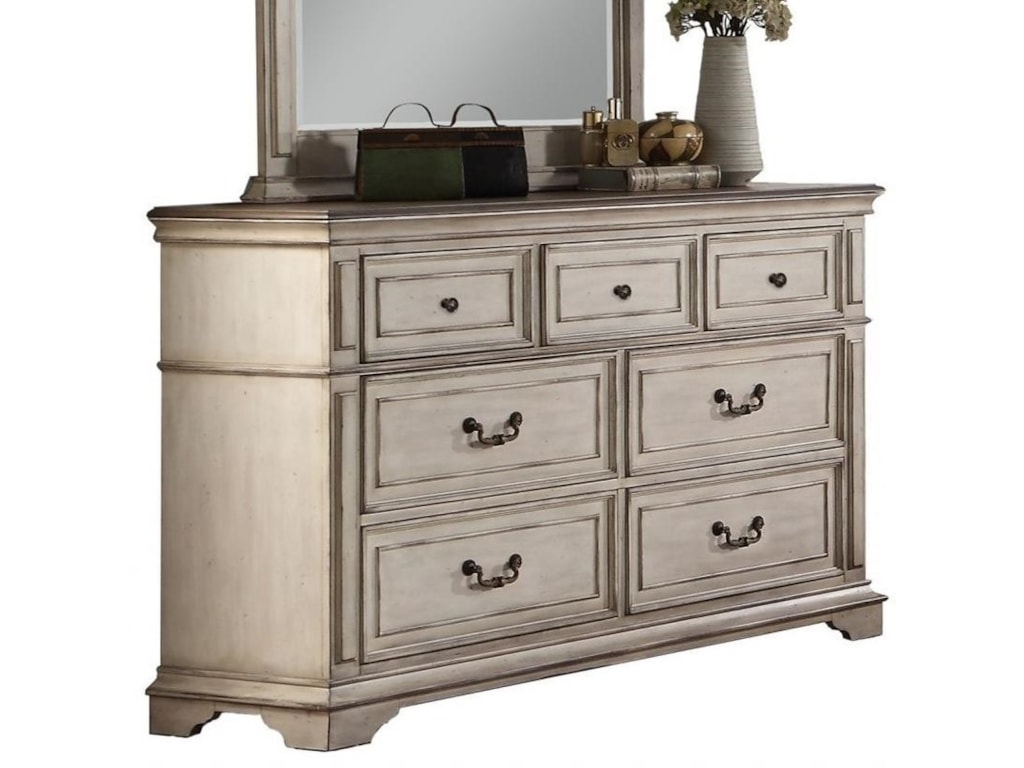 New Classic Anastasia B1731 050 7 Drawer Dresser With Cedar Lined