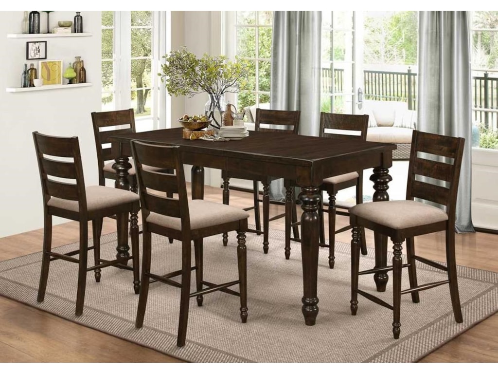 New Classic Annandale7 Piece Counter Table Set