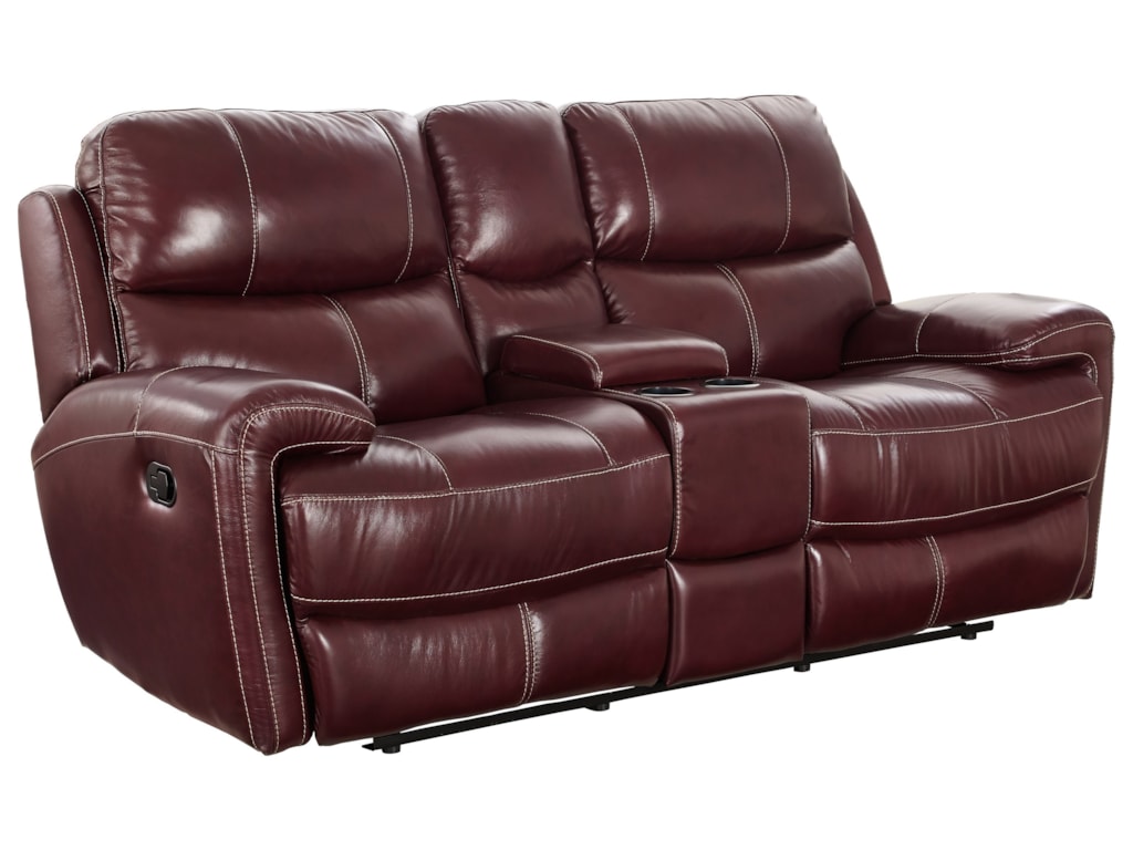 New Classic BoulevardPower Reclining Console Loveseat