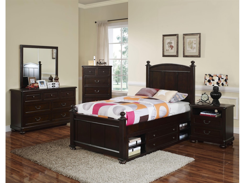 New Classic Canyon RidgeFull Panel Bed with Storage
