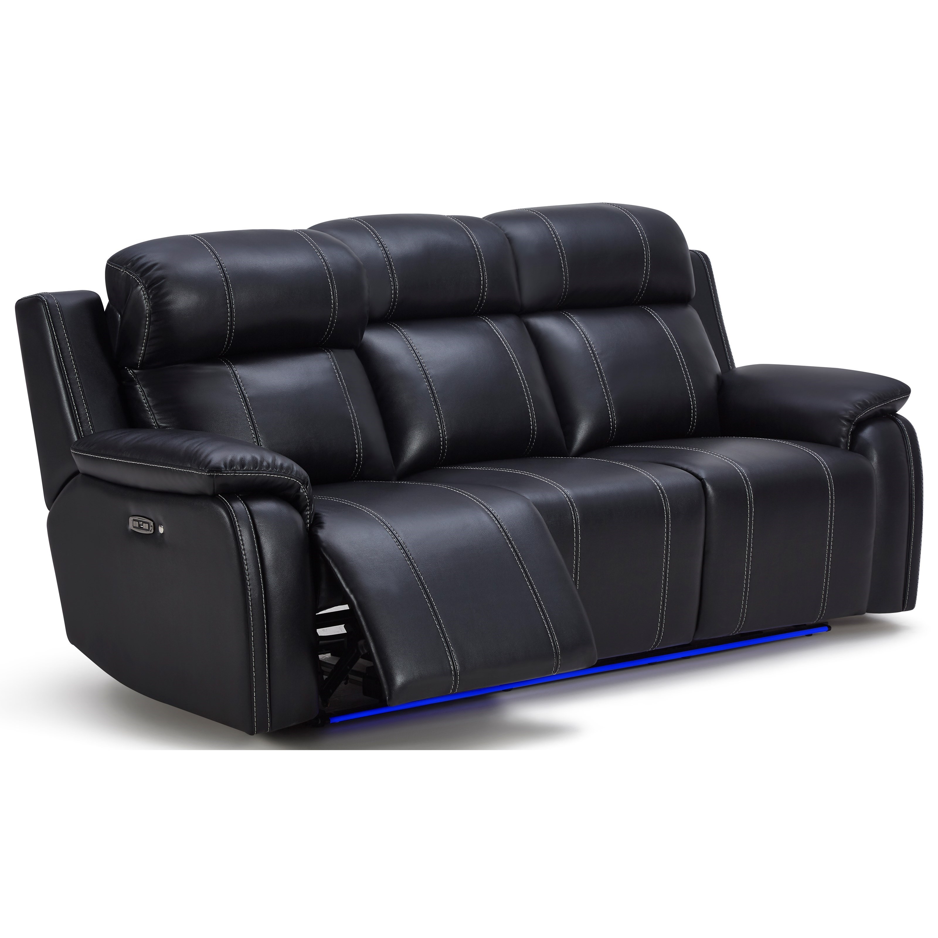 New Classic Furniture Fusion U3969 30 Eby Dual Reclining Sofa With Pillow Top Arms Del Sol Furniture Reclining Sofas