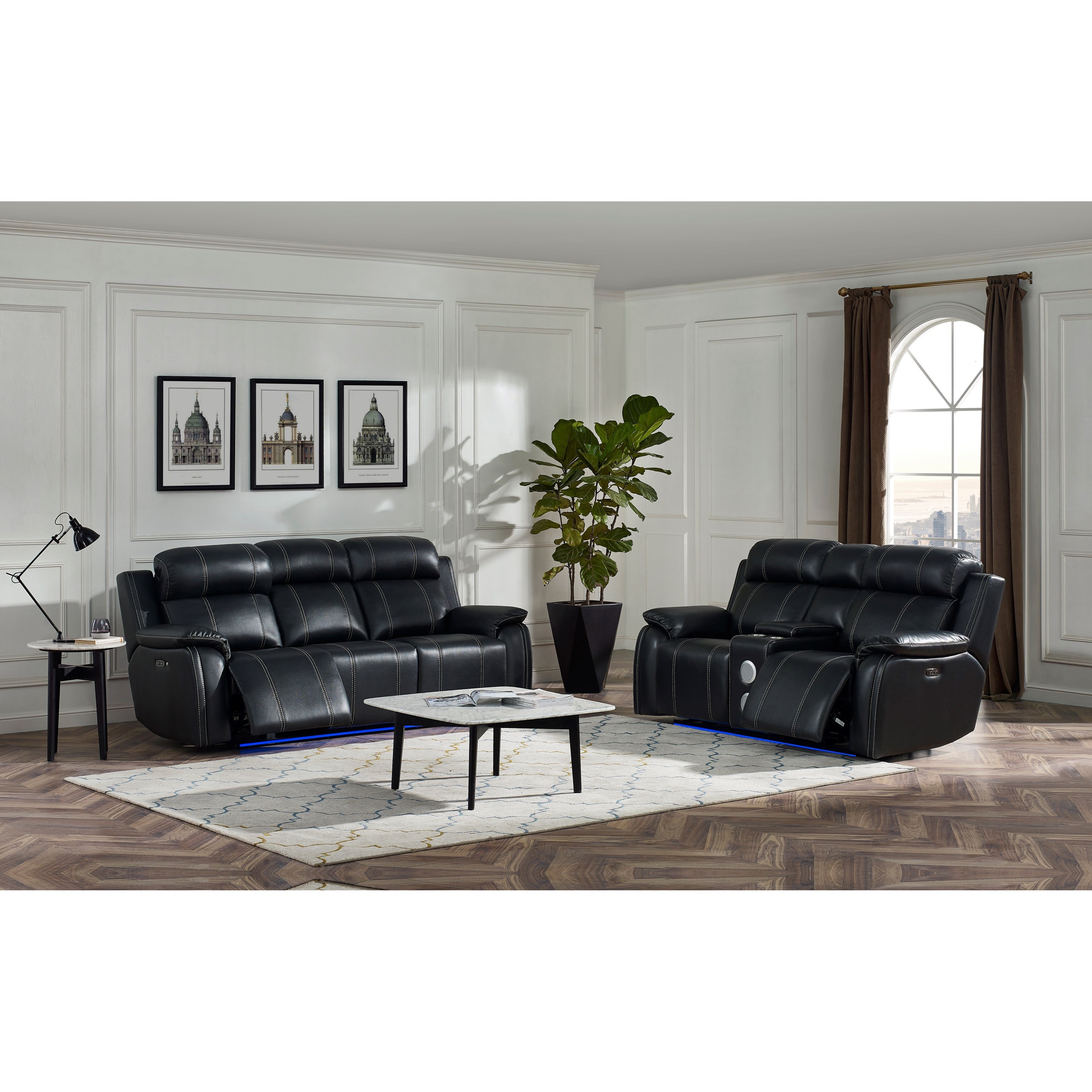 New Classic Fusion Dual Reclining Sofa With Pillow Top Arms Wilcox Furniture Reclining Sofas