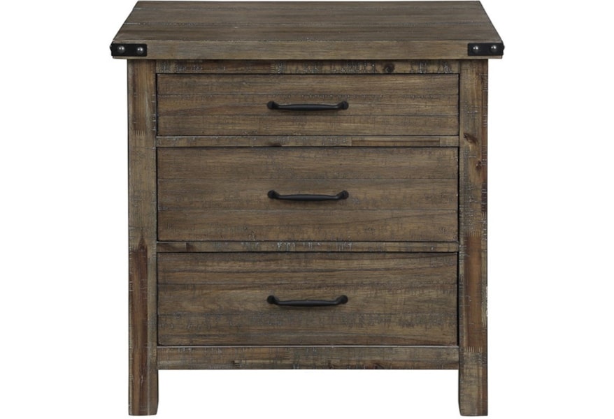 New Classic Galleon Rustic Nightstand With Usb Port Wilcox
