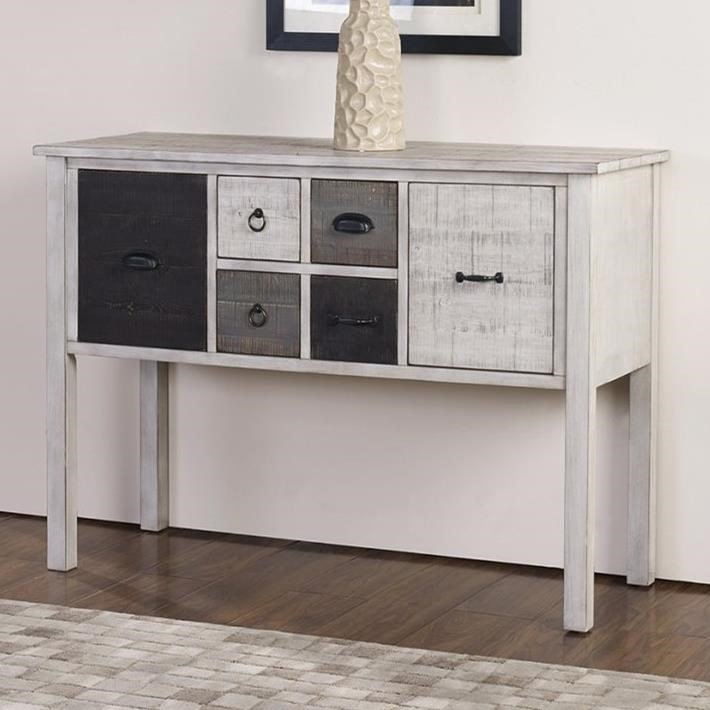 New Classic Huckleberry Eclectic Farmhouse Entry Table H L