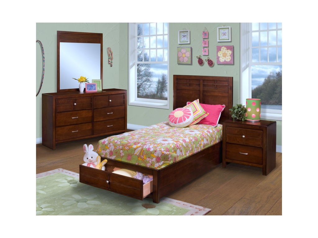 New Classic KensingtonTwin Storage Bed