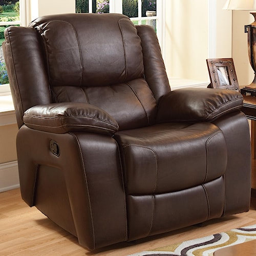 New Clic Kenwood Casual Motion Recliner With Pillow