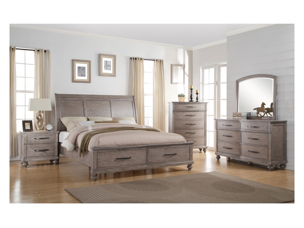 New Classic La JollaKing Storage Bed