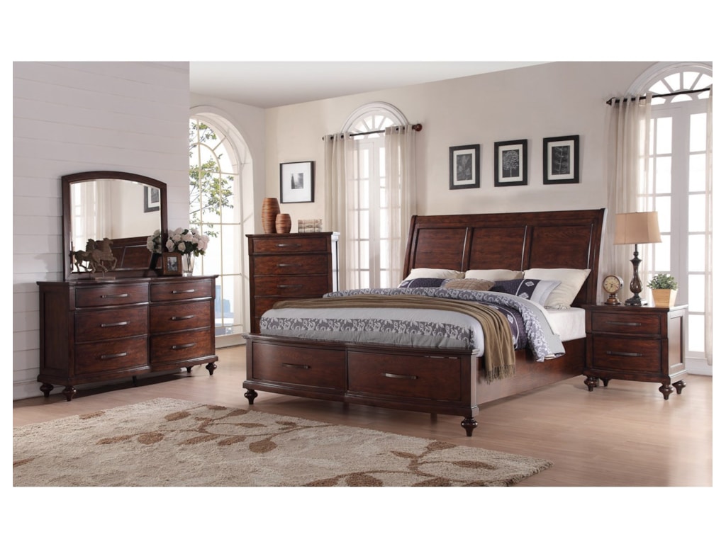 New Classic La JollaQueen Storage Bed