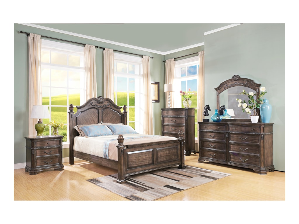 New Classic LarissaQueen Poster Bed