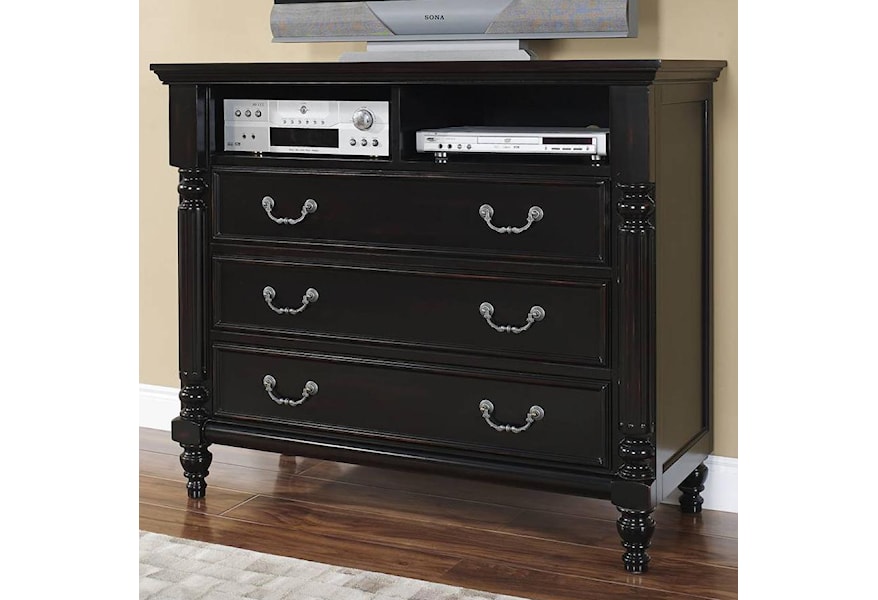 Martinique Bedroom Transitional 3 Drawer Media Chest Lapeer