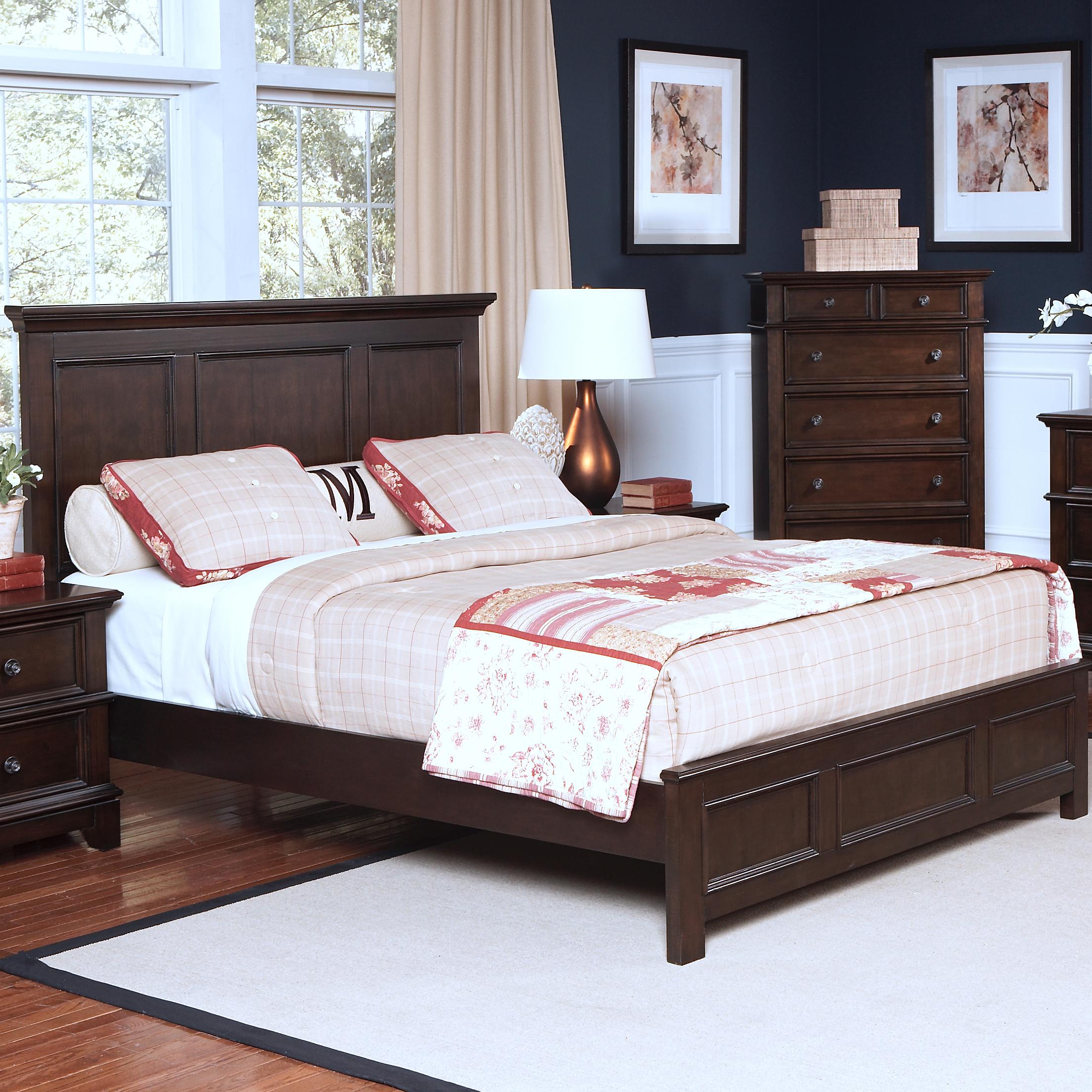 New Classic Prescott California King Headboard And Footboard Bed