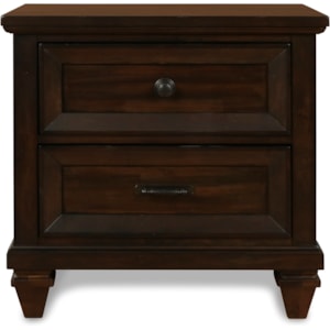 New Classic Sevilla B2264 040 Traditional 2 Drawer Nightstand With Usb Ports Beck S Furniture Nightstands