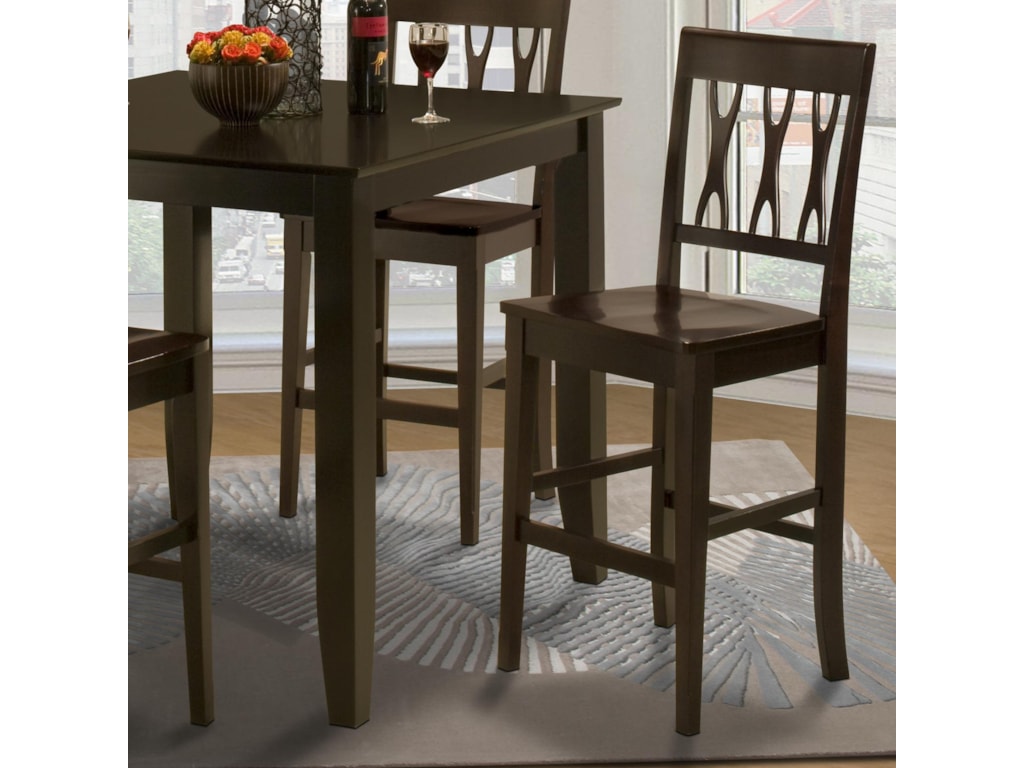 New Classic Style 19All Wood Counter Height Chair