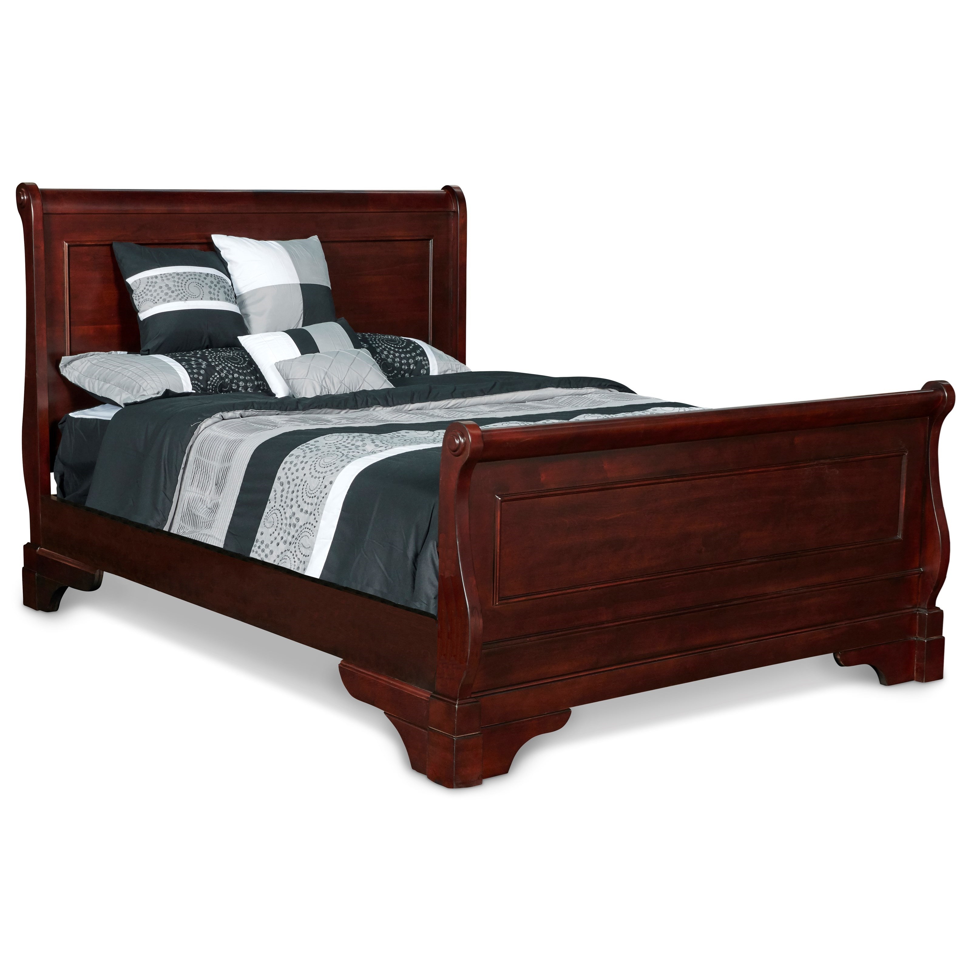 New Classic Versaille Traditional Twin Sleigh Bed Darvin Furniture Sleigh Beds