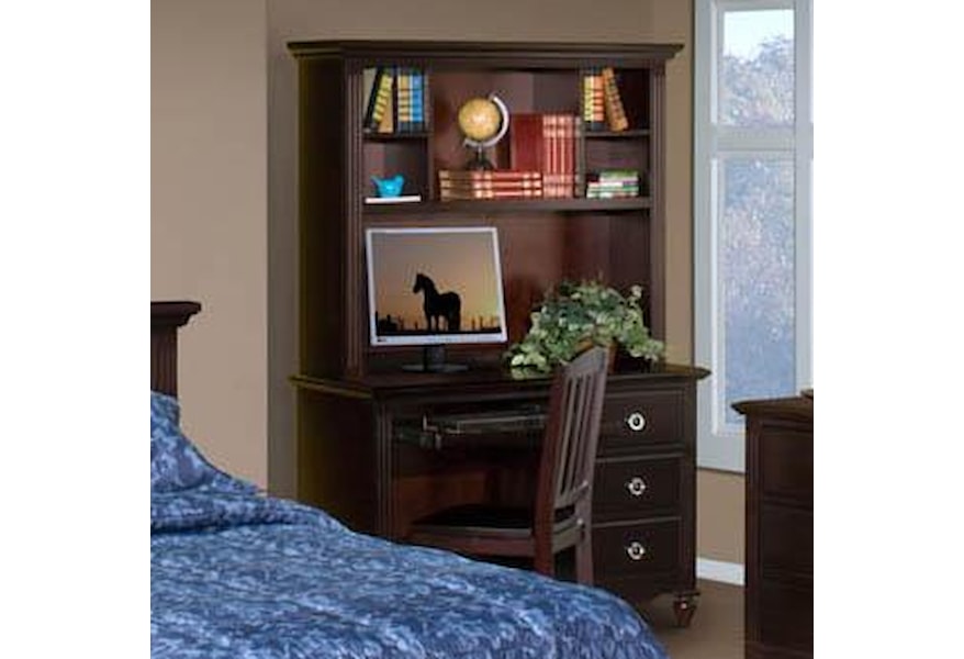 New Classic Victoria Drawer Desk And Shelf Hutch Combination