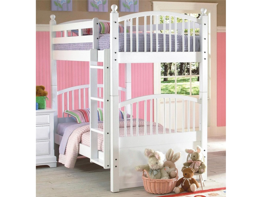 New Classic BayfrontTwin Spindle Bunk Bed