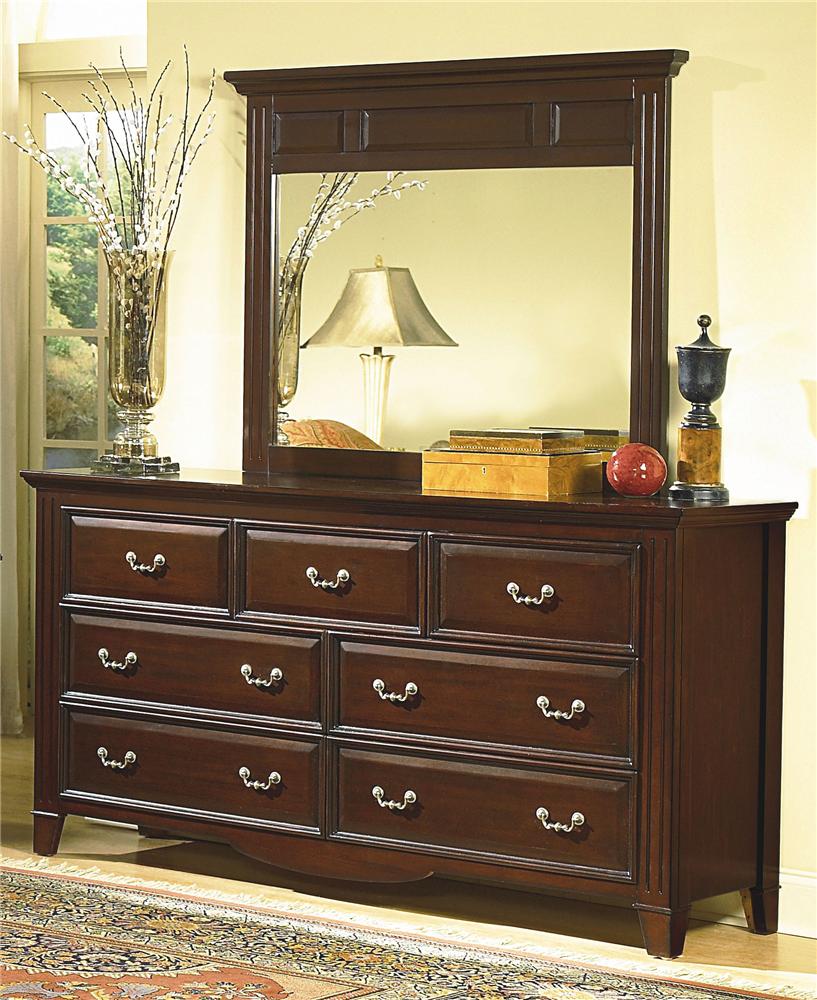 New Classic Drayton Hall Landscape Mirror Wilcox Furniture