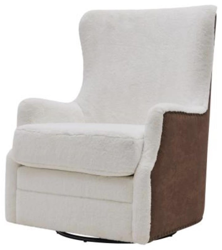 fur rocking chair