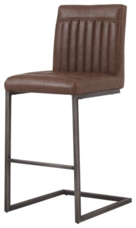 Happy Chair Ronan Ronan Kd Pu Counter Stool Antique Cigar Brown Reeds Furniture Bar Stools