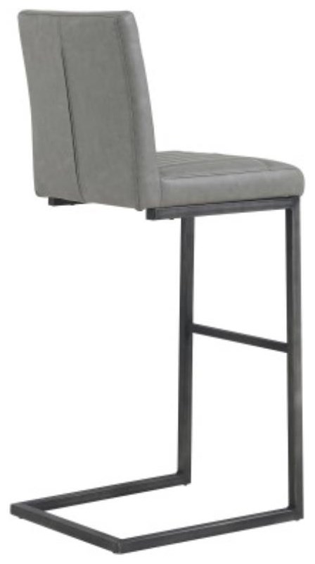 Happy Chair Ronan Ronan Kd Pu Bar Stool Antique Graphite Gray Reeds Furniture Bar Stools