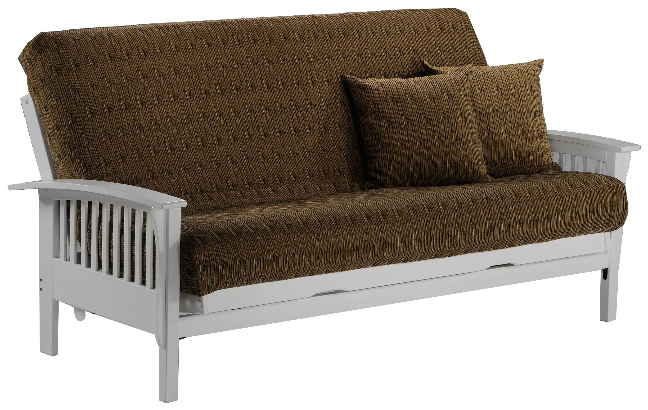 Night Day Furniture Winchester White Queen Size Futon Esprit