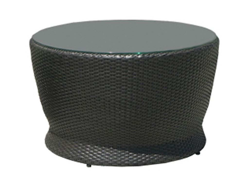 Northcape International Cabo Round Chat Table With Gl Top Northcape International Cabogl Top Chat Table