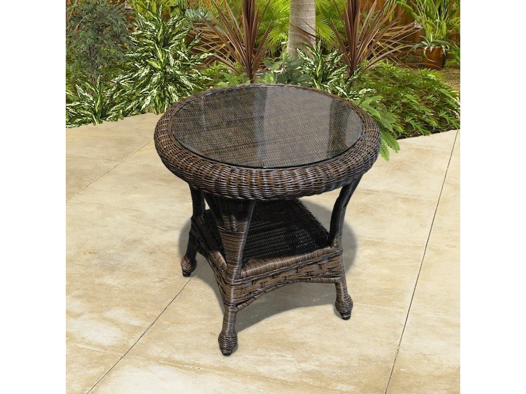Northcape International Georgetown Nc Outdoor End Table With Gl Georgetown Nc Outdoor End Table With Gl Top By Northcape International