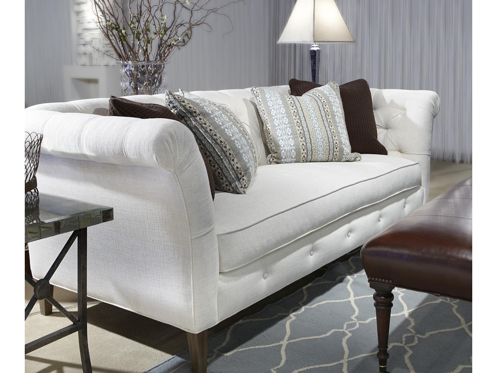 Norwalk Bridgeport 983 70 Contemporary Sofa With Tufted