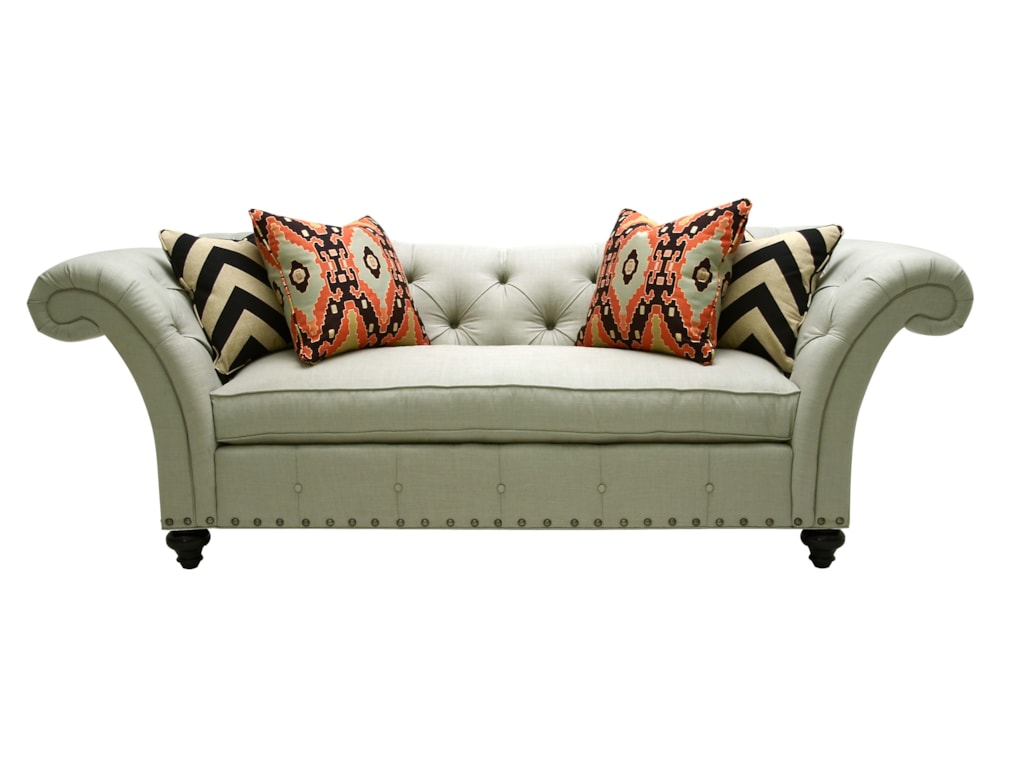 Norwalk Lola 1165 70 Contemporary Sofa With Flared Arms