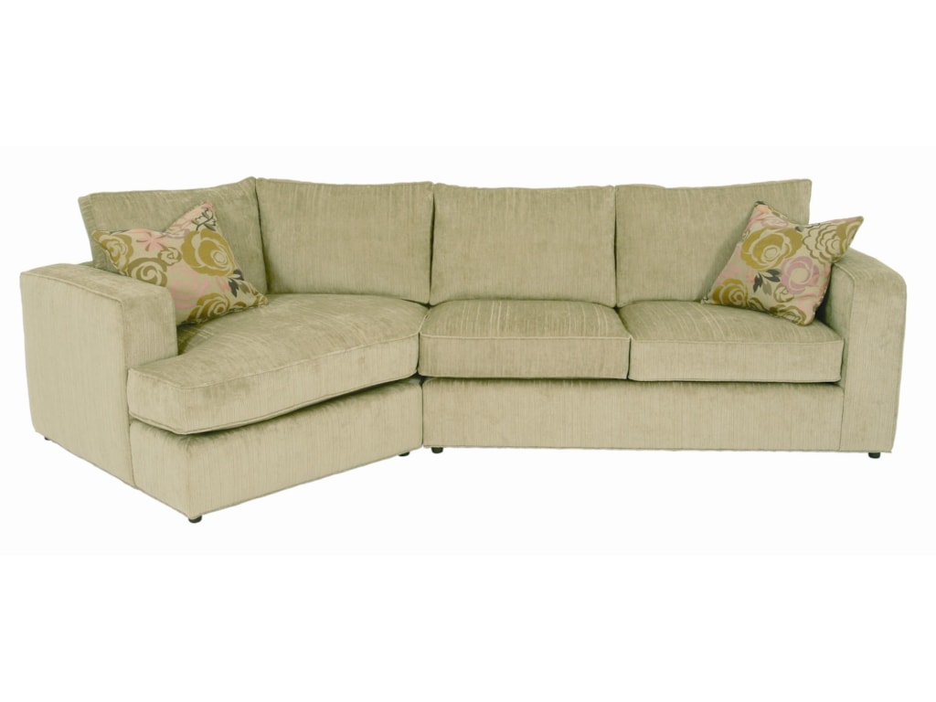 Norwalk Ord Casual Angled Sectional Sofa With Accent Pillows Ord Casual Angled Sectional Sofa With Accent Pillows By Norwalk