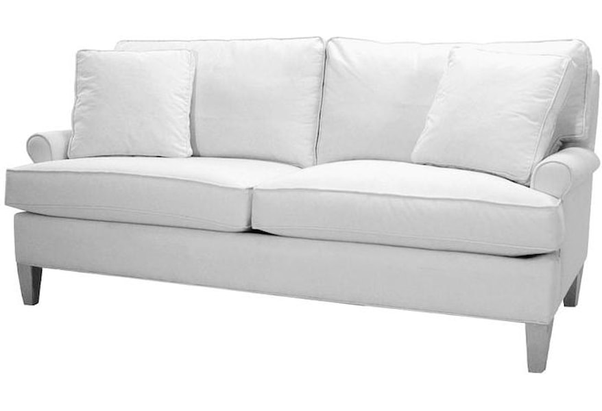 Norwalk Townsend 1134 70 Sofa With Short Rolled Sock Arms Norwalk Townsend 1134 70 Sofa With Short Rolled Sock Arms