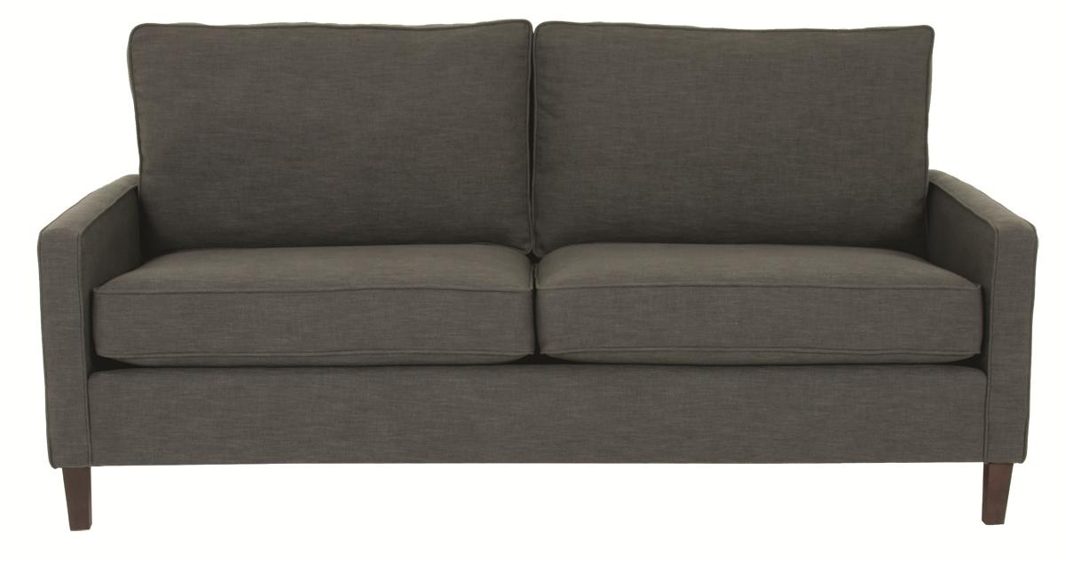Norwalk Trenton 63 70 Contemporary 2 Cushion Sofa With Track Arms