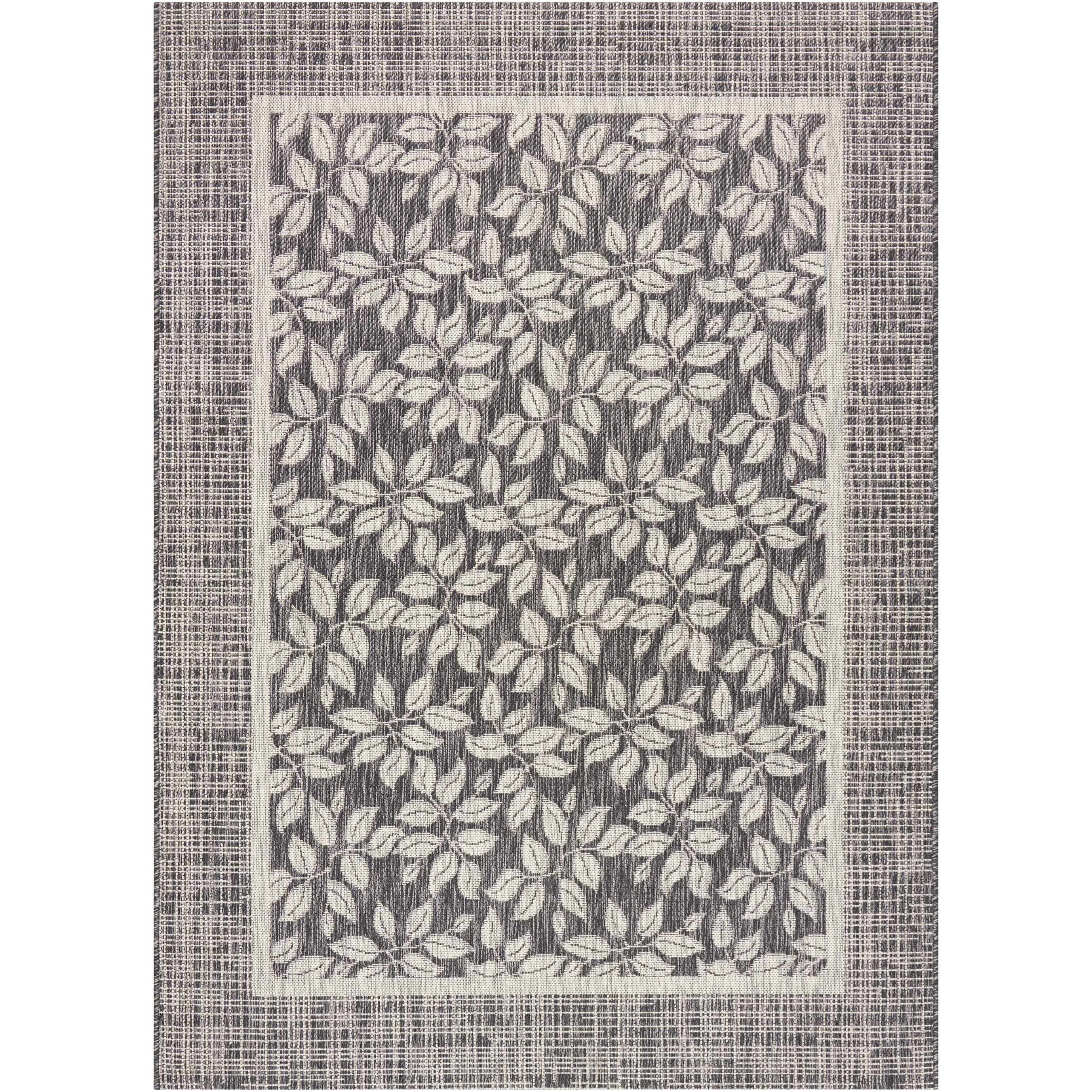 Country area rugs look right at home with lots of natural wood furniture with a soft distressed and worn look, causal accessories with chips and cracks. Nourison Country Side 5 3 X 7 3 Charcoal Rectangle Rug Home Collections Furniture Rugs