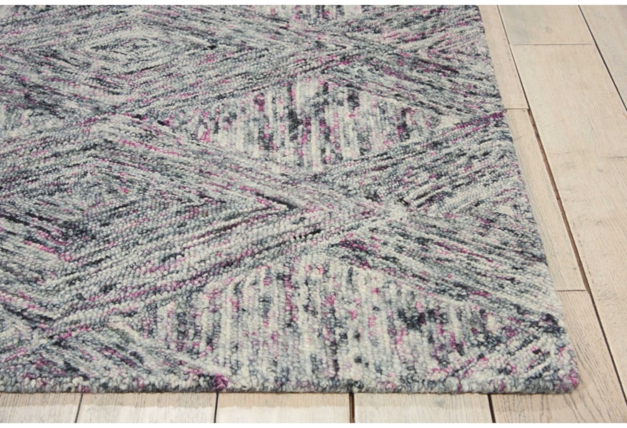 Nourison Interlock 3 9 X5 9 Heather Rectangle Rug Sprintz Furniture Rugs